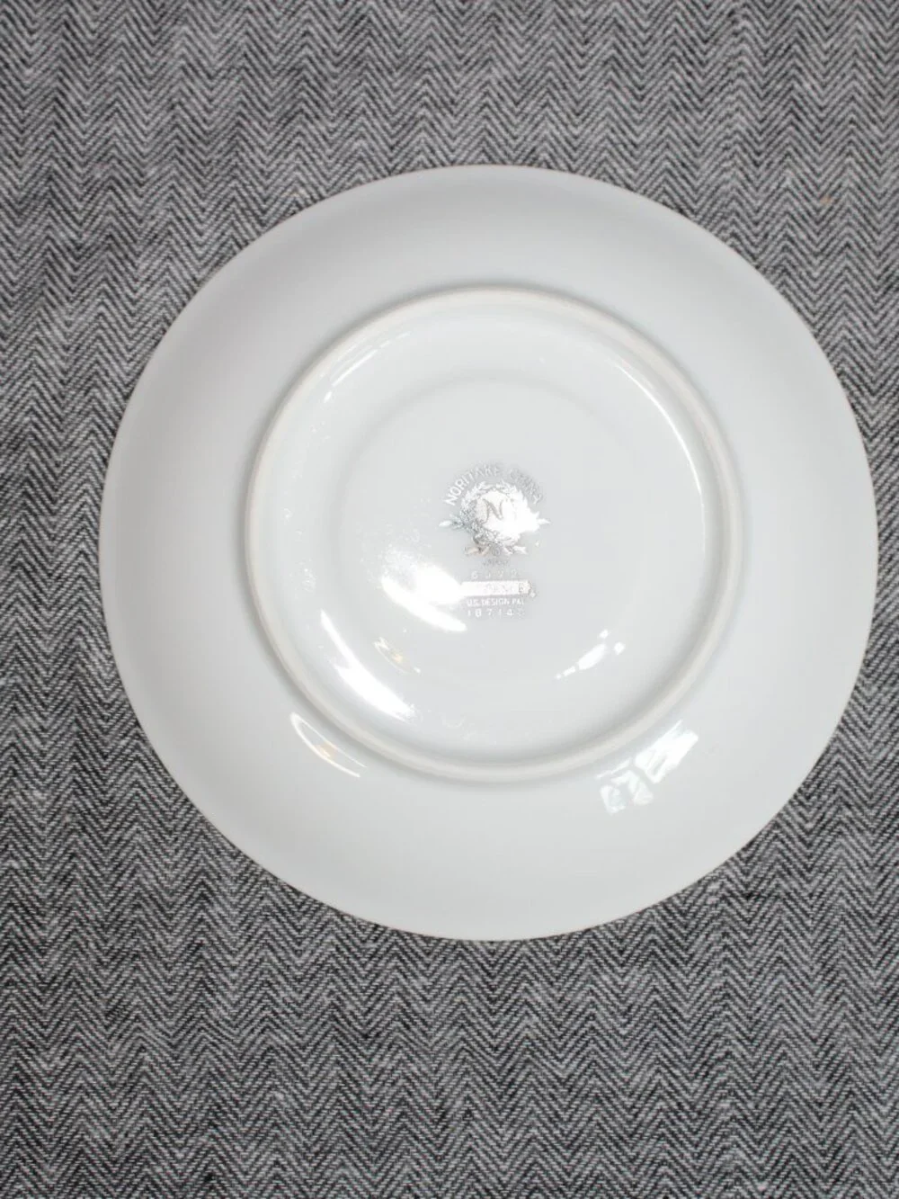 Vintage Noritake China 'Romance' Pattern 6022 Saucer & Luncheon Plate Set